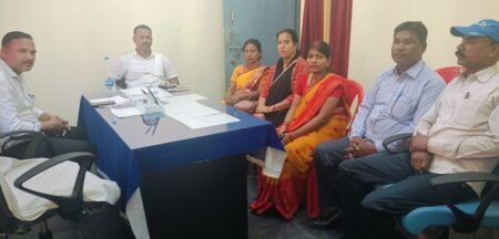 बागबेड़ा की मुख्य सड़क से हटाया गया कचरे का ढेर