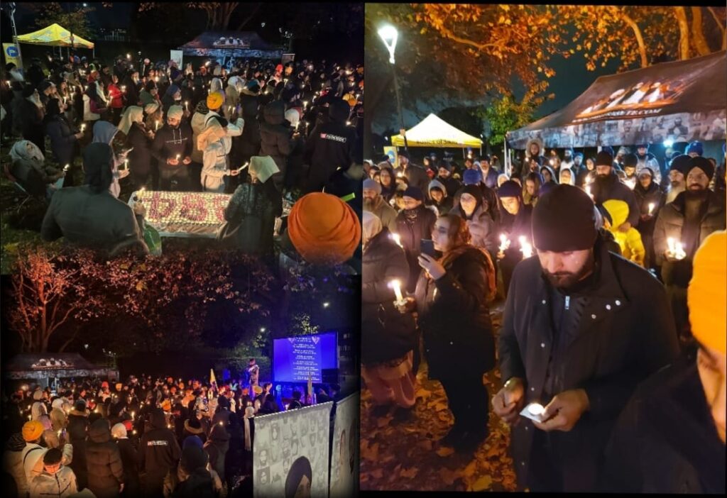 UK NEWS : 1984 ਦੀ ਸਿੱਖ ਨਸਲਕੁਸ਼ੀ ਨੂੰ ਯਾਦ ਕਰਨ ਲਈ ਸਲੋਅ ਵਿਖ਼ੇ ਵਡੀ ਗਿਣਤੀ ਚ ਸਿੱਖਾਂ ਨੇ ਮੋਮਬੱਤੀਆਂ ਜੱਗਾ ਕੇ ਸ਼ਰਧਾ ਦੇ ਫੁੱਲ ਭੇਂਟ ਕੀਤੇ