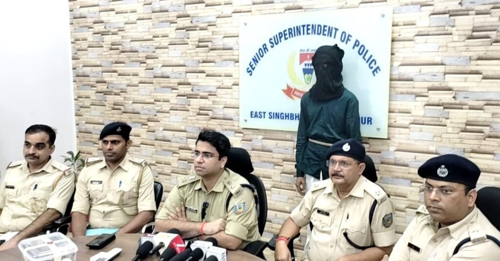 Jamshedpur Police Action : 9 मामले दर्ज हैं अपराधी साहिल पर, आधा दर्जन हॉफ मर्डर के ही – सिटी एसपी, गोलमुरी और टेल्को पुलिस की टीम ने दबोचा