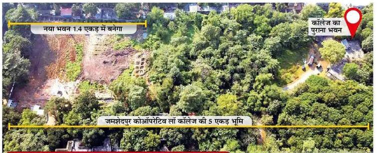 Jamahedpur Big News: को-ऑपरेटिव लॉ कॉलेज की जमीन पर बन रहे झारखंड के सबसे बड़े लॉ कॉलेज का डिज़ाइन ही गलत