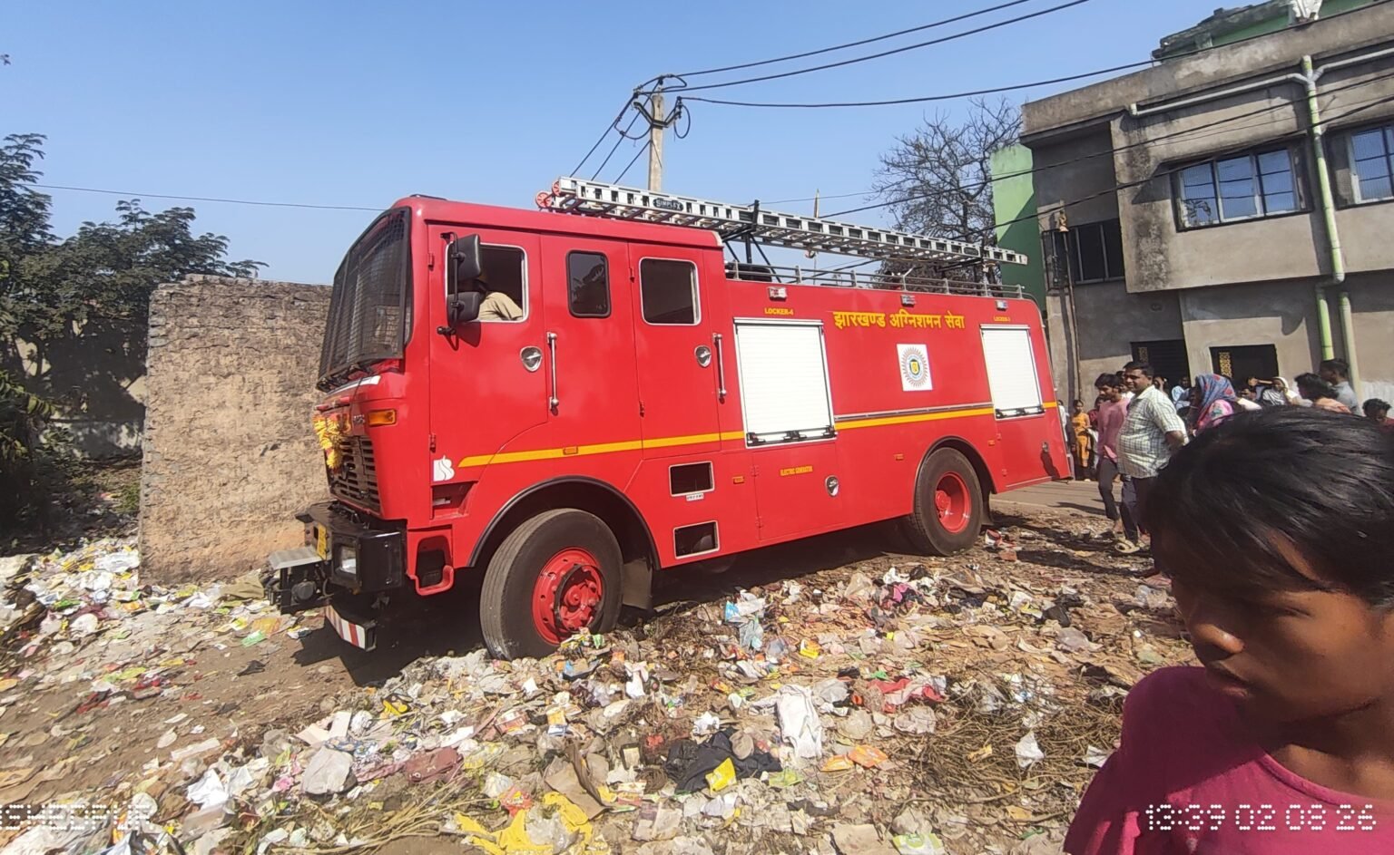 Another fire broke out in a tent house in Jamshedpur : सीतारामडेरा छायानगर में टेंट हाउस के गोदाम में लगी आग