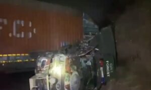 Hazaribag Accident : चरही में एनएच घाटी के पास वन विभाग का वाहन दुर्घटनाग्रस्त, दो की मौत, 7 घायल, 4 गंभीर, रांची रेफर, देखें – Video