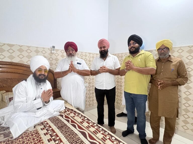 Good news for the Sikh community : पंथ के प्रसिद्ध गुरमत प्रचारक रंजीत सिंह ढडरियां वाले 2027 में जमशेदपुर की संगत के करेंगे दर्शन