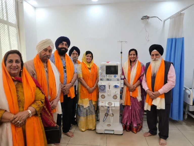 Delhi : ਇਨਰ ਵ੍ਹੀਲ ਸੰਸਥਾ ਵੱਲੋਂ ਗੁਰਦੁਆਰਾ ਰਾਜੌਰੀ ਗਾਰਡਨ ਵਿਖੇ ਡਾਇਲਸਿਸ ਮਸ਼ੀਨ ਦੀ ਸੇਵਾ